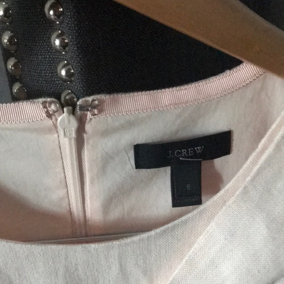 NWOT J Crew Pink Drape Knot Dress Irish Linen - Picture 2 of 2